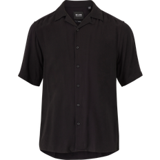 Only & Sons Regular Fit Resort Collar Shirt - Black