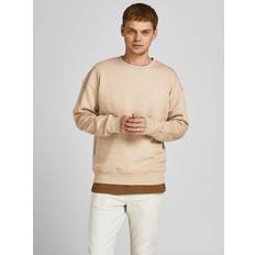 Jack & Jones Sudadera JJEStar Basic Sweat Beige