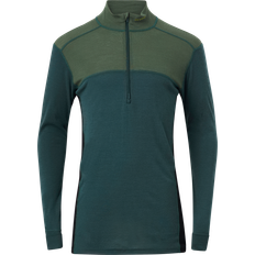 Green - Men Base Layer Tops Devold Lauparen Merino 190 Shirt