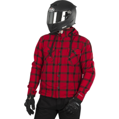 Richa Lumber Hoodie - Red/Black