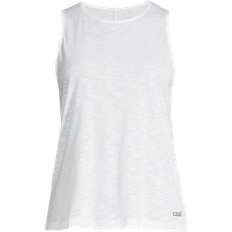 Fitness Singleter Casall Soft Texture Tank - White