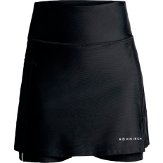 Dame - Tennis Skjørt Röhnisch Court Jersey Skort - Black