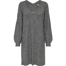 Mujer - Nylon Vestidos JdY Vestido de punto JDYElanora - Gris Moteado