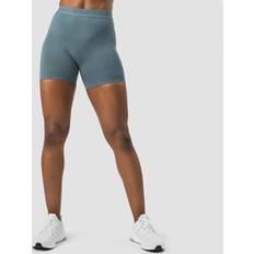 Elastaani/Lycra/Spandex Shortsit ICANIWILL Define Seamless Logo Shorts - Jungle Green