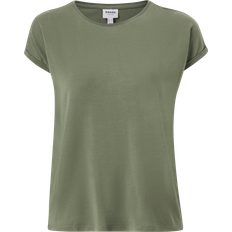 Vero Moda T-shirts Vero Moda Normal Passform O-ringning Nedsänkta Axlar T-shirt Laurel wreath