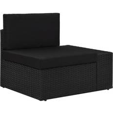 vidaXL Hjørnedel armlæn polyrattan Modulsofa
