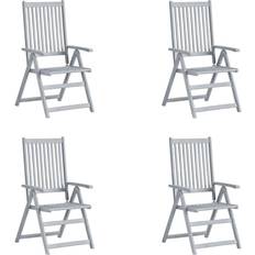 Garden & Outdoor Furniture vidaXL 4x Solid Acacia Garden