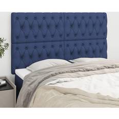 vidaXL 4 stk. 72x7x78/88 stof Sengegavl