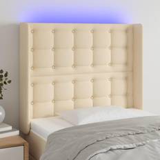 Senge & Madrasser vidaXL LED-lys stof Sengegavl