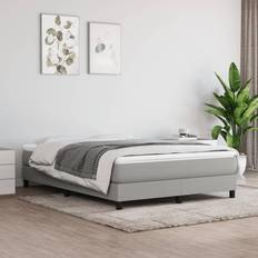 vidaXL Pocketresårmadrass ljusgrå 140x200x20 Skummadras