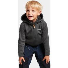 Svarte Fleeceklær Didriksons Corin Kid's Full Zip Jacket - Black (504617)