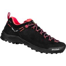 Salewa Wildfire Leather GTX Women - Black/Fluo Coral