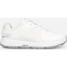 Skechers Silver Sport Shoes Skechers Women's Arch Fit GO GOLF Elite 5-GF Spikeless Golf Shoes 3203627- White/Silver, white/silver