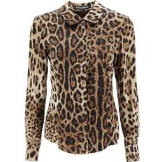 Dolce & Gabbana Camicia E Top Stampa Animalier 36