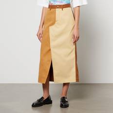 Marni Brown Carhartt WIP Edition Midi Skirt 00M37 Tobacco