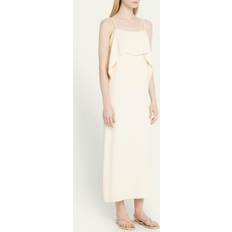 Toteme Beige Draped Cami Maxi Dress 701 Blush DK