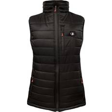 Battery Heated Vests ActionHeat Women's 5V Battery Heated Puffer Vest - Black