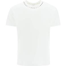 Valentino Rockstud Cotton T-shirt - White