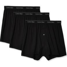 Calvin klein underwear mens Calvin Klein Men's Cotton Classics 3-Pack Knit Boxer - Black