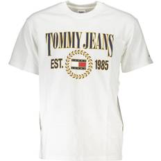 Tommy Hilfiger Logofront Bomull T-shirt - Vit