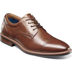Nunn Bush Centro Flex Cap Toe Oxford Tan (D)