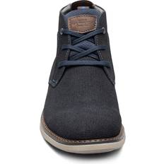 Laced Chukka Boots Nunn Bush Otto Men's Leather Chukka Boots, Wide, Blue