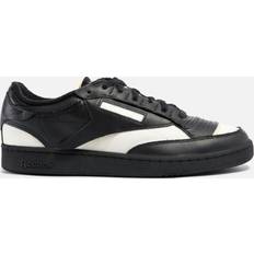 Maison Margiela Sort Læder Low-Top Sneakers - Black