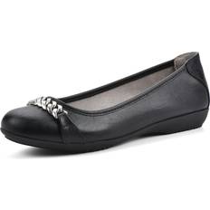 Cliffs by White Mountain CLIFFS BY WHITE MOUNTAIN Charmed Women's Ballet Flat, Navy/Smooth