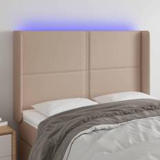 vidaXL LED cappuccino Sänggavel