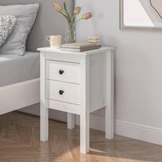 vidaXL white, 1 Bedside Table