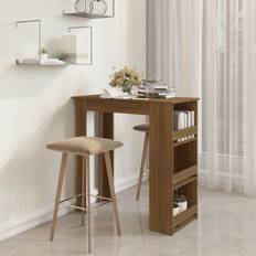 Brune Barbord vidaXL brown oak Bistro Barbord