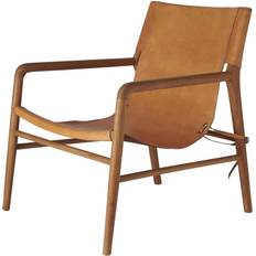 Wikholm form Beja Cognac Lounge Chair 80cm