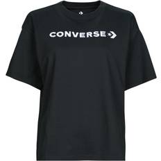 Converse T-paidat Converse Wordmark Oversized T-shirt - Black