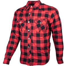 Flannelskjorte Jaguar, Sort/Rød