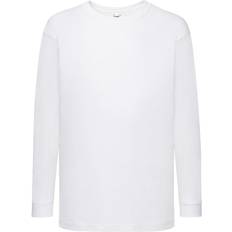 Fruit of the Loom Valueweight Long Sleeve T-shirts - White