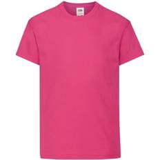 Fruit of the Loom Kid's Original Short Sleeve T-shirts - Fuchsia (UTRW4728)