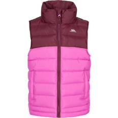 Lila - Mädchen Warm gefütterte Westen Trespass Kids Gilet Oskar Purple 9/10