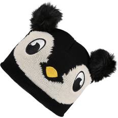 Svarte Luer Regatta Childrens/kids Animally Iii Knitted Penguin Beanie (black)