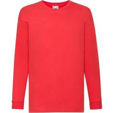 Fruit of the Loom Valueweight Long Sleeve T-shirts - Red