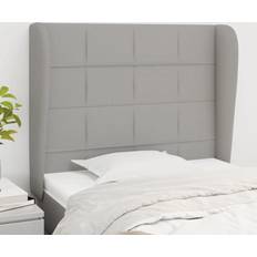 Senge & Madrasser vidaXL kanter 103x23x118/128 stof Sengegavl