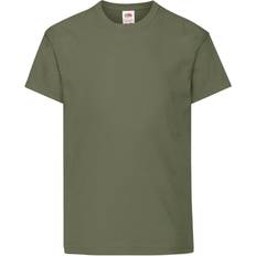 Fruit of the Loom Kid's Original Short Sleeve T-shirts - Classic Olive (UTRW4728)