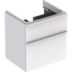 Geberit Arredamenti Bagno Geberit Smyle Square Waschtischunterschrank 500352 584x617x470 mm 2 Schubladen