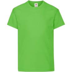 Fruit of the Loom Kid's Original Short Sleeve T-shirts - Lime (UTRW4728)