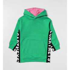 Grün Kleider Stella McCartney Printed Cotton Hoodie -