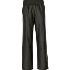Only Onlpopstar Mw Wide Coated Pnt Noos Skinnbyxor Black