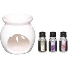 Produits de Massage et de Relaxation BigBuy Home EDM E3/06327 Kit 3 Fragancias Con Quemador Estilo Floral