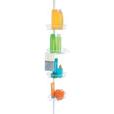 White Shower Caddies Bath Bliss 4 Tier Corner Shower Caddy