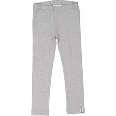 Geggamoja Barnkläder Geggamoja Bamboo Leggings - Gray Melange
