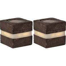 Star Trading Solcellsdekoration Stonecube Bedlampe