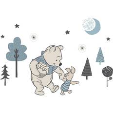 Beige Interior Decorating Lambs & Ivy Disney Baby Forever Pooh Blue/Beige Bear Wall Decals